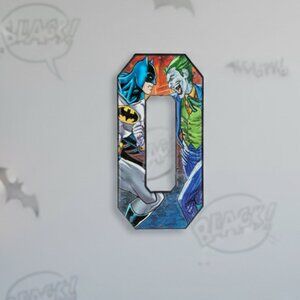 Batman vs Joker Superhero Letter O Metal Sign Home Decoration Wall Decor